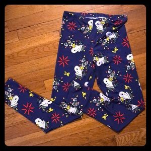 Snoopy Christmas leggings